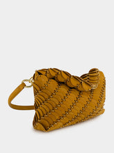Rabanne Camel Leather Shoulder Bag