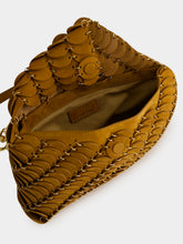 Rabanne Camel Leather Shoulder Bag