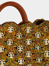 Rabanne Multicolour Raffia 1969 Tote Bag