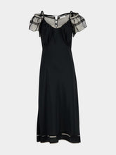 Rabanne Black Crepe Midi Dress