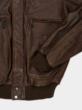 Rabanne Brown Leather Zip-Front Jacket
