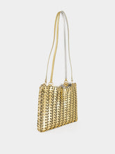Rabanne 1969 Flip Gold and Silver Leather Bag