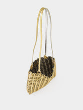 Rabanne 1969 Flip Gold and Silver Leather Bag