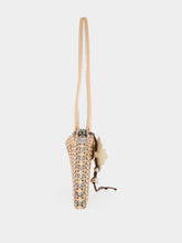 Rabanne Peach Reversible Leather Shoulder Bag