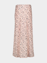 Rabanne Light Flower Embroidered Sequin Midi Skirt