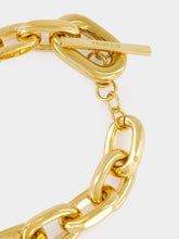 Rabanne Gold XL Link Necklace with Rhinestones
