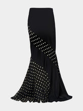 Nina Ricci Black Silk Mermaid Maxi Skirt
