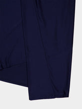 Rabanne Navy Piercing Detail Midi Jersey Skirt