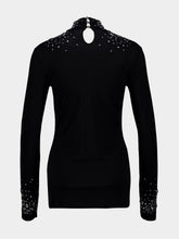 Rabanne Black Second-Skin Jersey Top