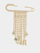 Rabanne Gold Rhinestone Pin Charm