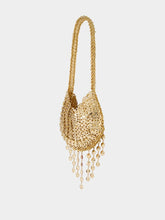 Rabanne Gold 1969 Nano Bag with Ruby Strass