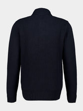 Frescobol Carioca Navy Cotton-Cashmere Polo Jumper