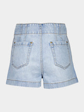 Zimmermann Skylark Blue Lucky Denim Short