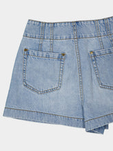 Zimmermann Skylark Blue Lucky Denim Short