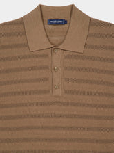 Frescobol Carioca Khaki Vidal Cotton Jacquard Polo