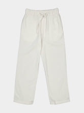 Frescobol Carioca White Luan Cotton-Linen Trousers