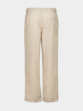 Frescobol Carioca Sand Luan Cotton-Linen Trousers