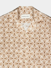 Frescobol Carioca Brown Roberto Silk Printed Shirt