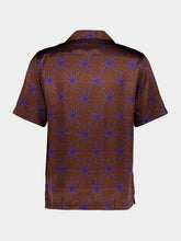 Frescobol Carioca Brown Roberto O Sol Silk Shirt