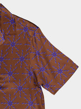 Frescobol Carioca Brown Roberto O Sol Silk Shirt