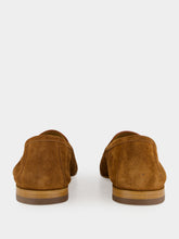 Frescobol Carioca Tan Brown Leme Suede Loafers