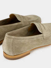Frescobol Carioca Palm Green Leme Suede Loafers