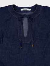 Zimmermann Rhiannon Fringed Denim Mini Dress