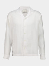 Frescobol Carioca White Safra Cotton-Linen Shirt