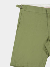 Orlebar Brown Herbal Green Norwich Italian Linen Shorts
