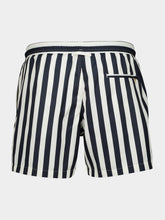 Orlebar Brown Night Iris Stripe Boxer Swim Shorts