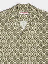 Orlebar Brown Bayleaf Green Passetto Print Shirt
