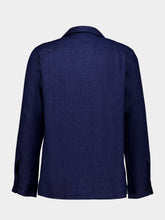 Orlebar Brown Night Iris Vincent Linen Shirt