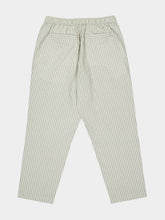 Orlebar Brown Elephant Grey Seersucker Stripe Trousers