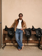 Valentino Garavani Natural and Orange Zip-Up Long-Sleeved Jacket