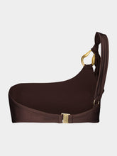 Zimmermann Chocolate Ascension Trim Bikini Top