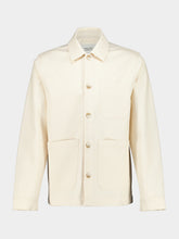 Frescobol Carioca Ecru Fontes Cotton Denim Jacket