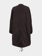 Prada Brown Re-Nylon Buttoned Raincoat