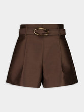 Zimmermann Espresso Illuminate Tailored Shorts
