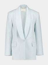 Zimmermann Sea Foam Shawl Collar Tuxedo Jacket