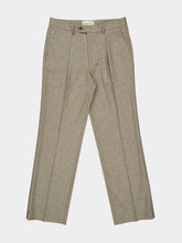 Frescobol Carioca Light Mocha Affonso Linen-Wool Trousers