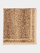 Zimmermann Tan Leopard Printed Cotton Pareo