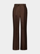 Zimmermann Espresso Straight-Fit Illuminate Wool Trousers