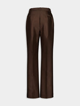 Zimmermann Espresso Straight-Fit Illuminate Wool Trousers