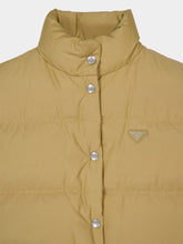 Prada Sughero Buttoned Sleeveless Cotton Jacket