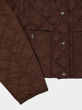 Prada Cocoa Brown Re-Nylon Cropped Jacket