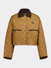 Cork Brown Quilted Re-Nylon Jacket