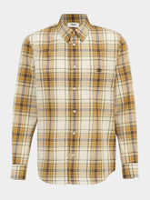Celine SHIRT LOOSE FIT L/S BUTTON UP LIGHT CHECKED COTTON