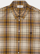Celine SHIRT LOOSE FIT L/S BUTTON UP LIGHT CHECKED COTTON