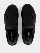 Prada Black Speedrock Leather Loafers