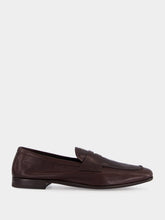 Prada Dark Brown Leather Loafers